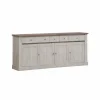 Dressoir Eline 220cm - decor - white oak & autumn oak