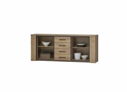 Dressoir Elio 220cm - melamine - French oak