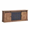 Dressoir Elon 221cm - decor - acacia & zwart