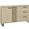 Dressoir Faro 164cm - melamine - zand eik