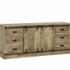 Dressoir Gorgo 190cm - mango massief - naturel