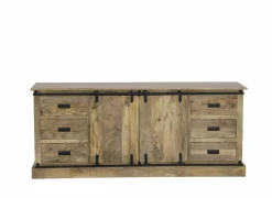 Dressoir Gorgo 190cm - mango massief - naturel