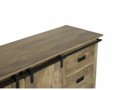 Dressoir Gorgo 190cm - mango massief - naturel