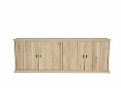 Dressoir Grimaldi 240cm - eik massief & decor - naturel