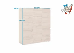 Dressoir Image 116cm - decor - honing eik