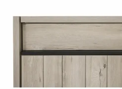 Dressoir Lucca 224cm - decor - millenium eik & lichtgrijs