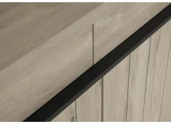 Dressoir Lucca 224cm - decor - millenium eik & lichtgrijs