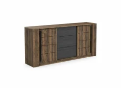 Dressoir Monaco 206cm - decor - saloon eik & zwart