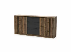 Dressoir Monaco 206cm - decor - saloon eik & zwart