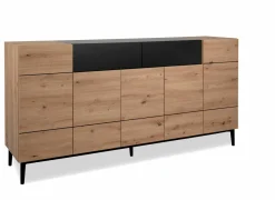 Dressoir Nola 180cm - melamine - artisanale eik