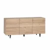 Dressoir Palacio 180cm - eik massief & decor- naturel