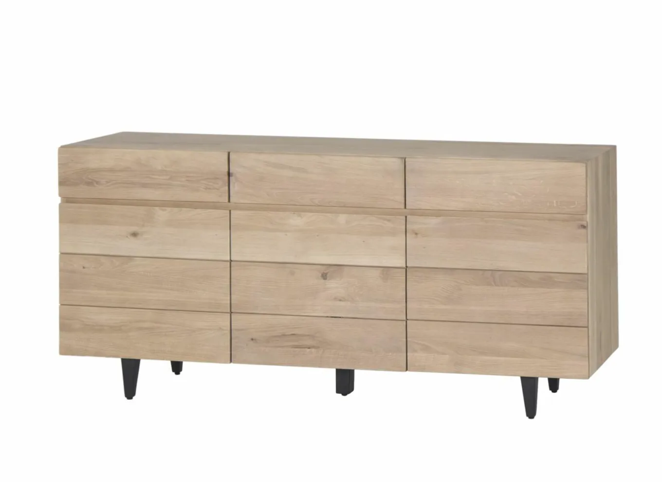 Dressoir Palacio 180cm - eik massief & decor- naturel