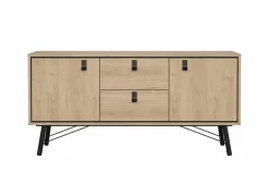 Dressoir Ry 151cm - decor - bruin & zwart