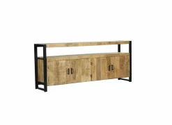 Dressoir Sanguine 200cm - mango massief - natuur