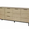 Dressoir Toby 230cm - melamine - castella oak