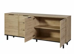 Dressoir Toby 230cm - melamine - castella oak