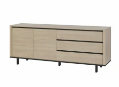 Dressoir Tyler 194cm - melamine- urban oak