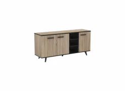 Demeyere Dressoir Wayne 160,7cm - decor - eik & zwart