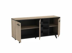 Demeyere Dressoir Wayne 160,7cm - decor - eik & zwart
