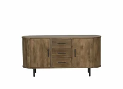 Dressoir Zeppelin 180cm - mango massief - walnoot