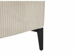 Fauteuil Capri 67x71x73cm - ribfluweel - ivoor