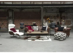 Fauteuil Chesterfield Stanley 1-zit - leder - bruin