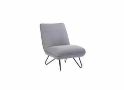 Fauteuil Guts 67,5x93x82cm - stof - lichtgrijs