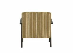 Fauteuil Malone 75x79x82cm - polyestervezel - oker/wit