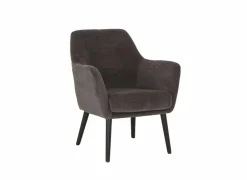 Fauteuil Pacha 70x60x82cm - stof - grijs