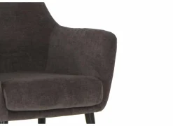 Fauteuil Pacha 70x60x82cm - stof - grijs