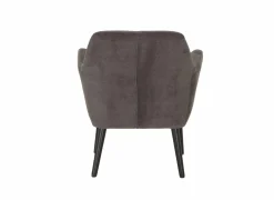 Fauteuil Pacha 70x60x82cm - stof - grijs