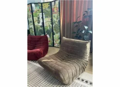Fauteuil Ragazzi 83x100x74cm - stof - donker kaki groen
