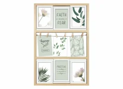 Fotocollage Calvi 40x60cm - hout - naturel