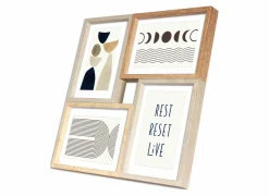 Fotocollage Molde 33,5x33,5cm - MDF - naturel