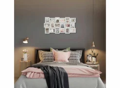 Fotokader Berlin set van 18 foto's 10x15cm - kunststof/plexiglas - wit