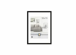 Fotokader Livorno  70x50cm - hout massief - zwart