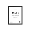 Fotokader Riga 24x18cm - hout massief - zwart
