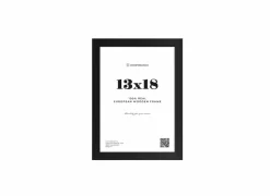 Fotokader Riga 18x13cm - hout massief - zwart