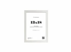 Fotokader Riga 18x13cm - hout massief - wit