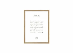 Fotokader 40x30cm - hout & glas - bruin