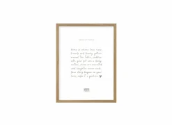 Fotokader 45x30cm - hout & glas - bruin