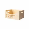 Cosy & Trendy Fruitbox 39,5x30cm - hout massief - naturel