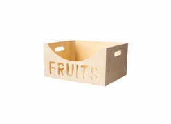 Cosy & Trendy Fruitbox 39,5x30cm - hout massief - naturel