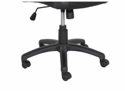 Gamestoel Maquina 60x65x120cm - lederlook - zwart & grijs