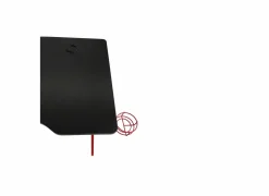 Gamingbureau Roald 120x60x74cm - melamine & metaal -  rood & zwart