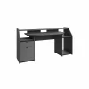 Gamingbureau Set Up 180x67cm - decor - zwart & grijs