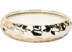 Cosy & Trendy Geurkaars Soft Vanilla Ø20cm - keramiek - goud - 20u