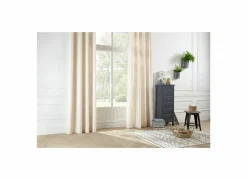 Gordijn Leon 140x260cm - polyestervezel - beige linnen