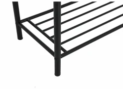 Halkast Penny 67cm - metaal - mat zwart