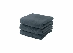 Aquanova Handdoek London 55x100cm - katoen - steel